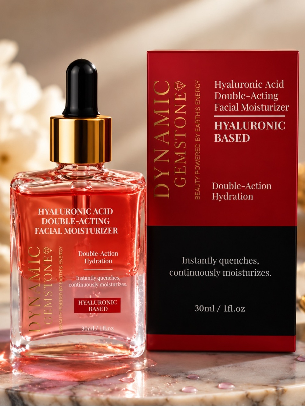 DYNAMIC GEMSTONE Vitamin C Double-Acting Facial Moisturizer – Rejuvenate